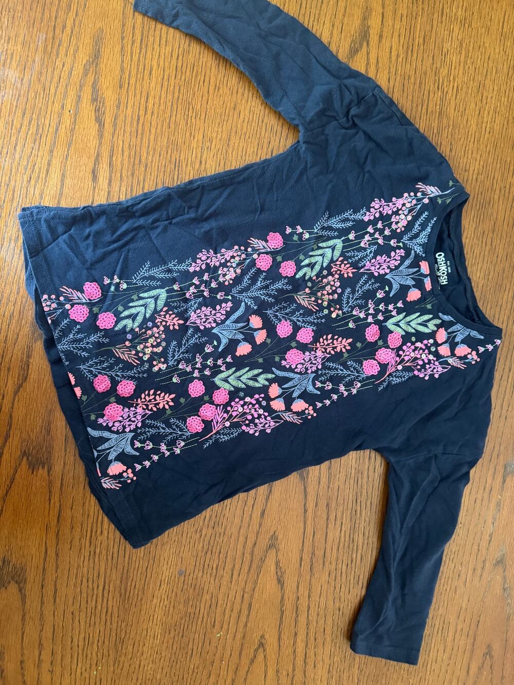 OshKosh Floral Shirt Size Kids 7